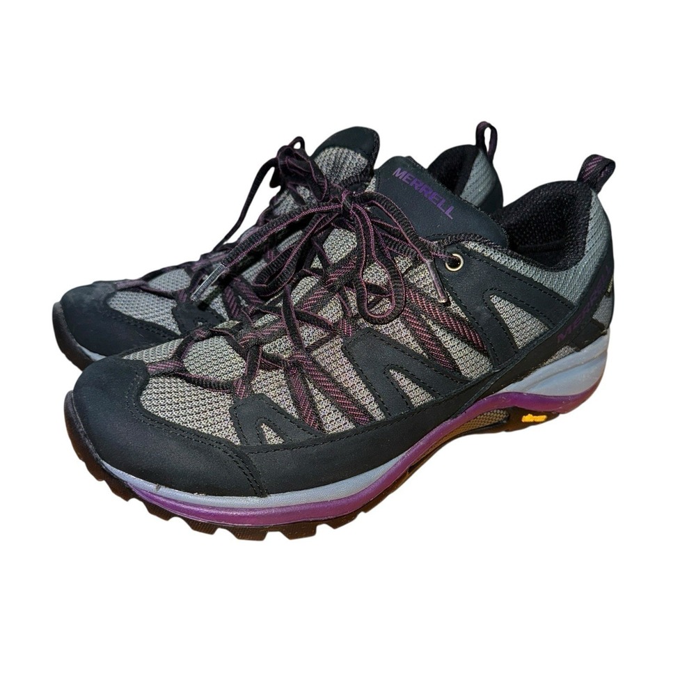 Merrell Siren Edge Q2 Waterproof Womens 9 Pre-Owned Hiking Shoes Grey J035326 - Picture 8 of 13